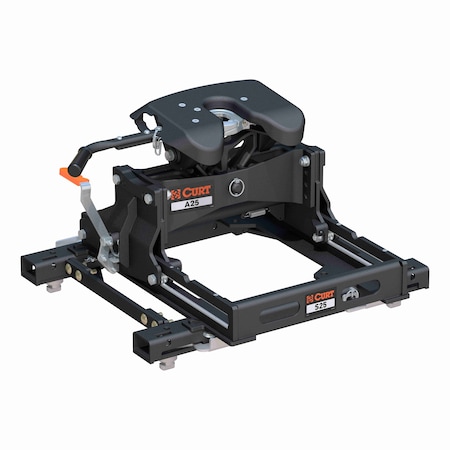 Curt A25 Sliding 5th Wheel Hitch, 25K, Select Silverado, Sierra Puck System 16059